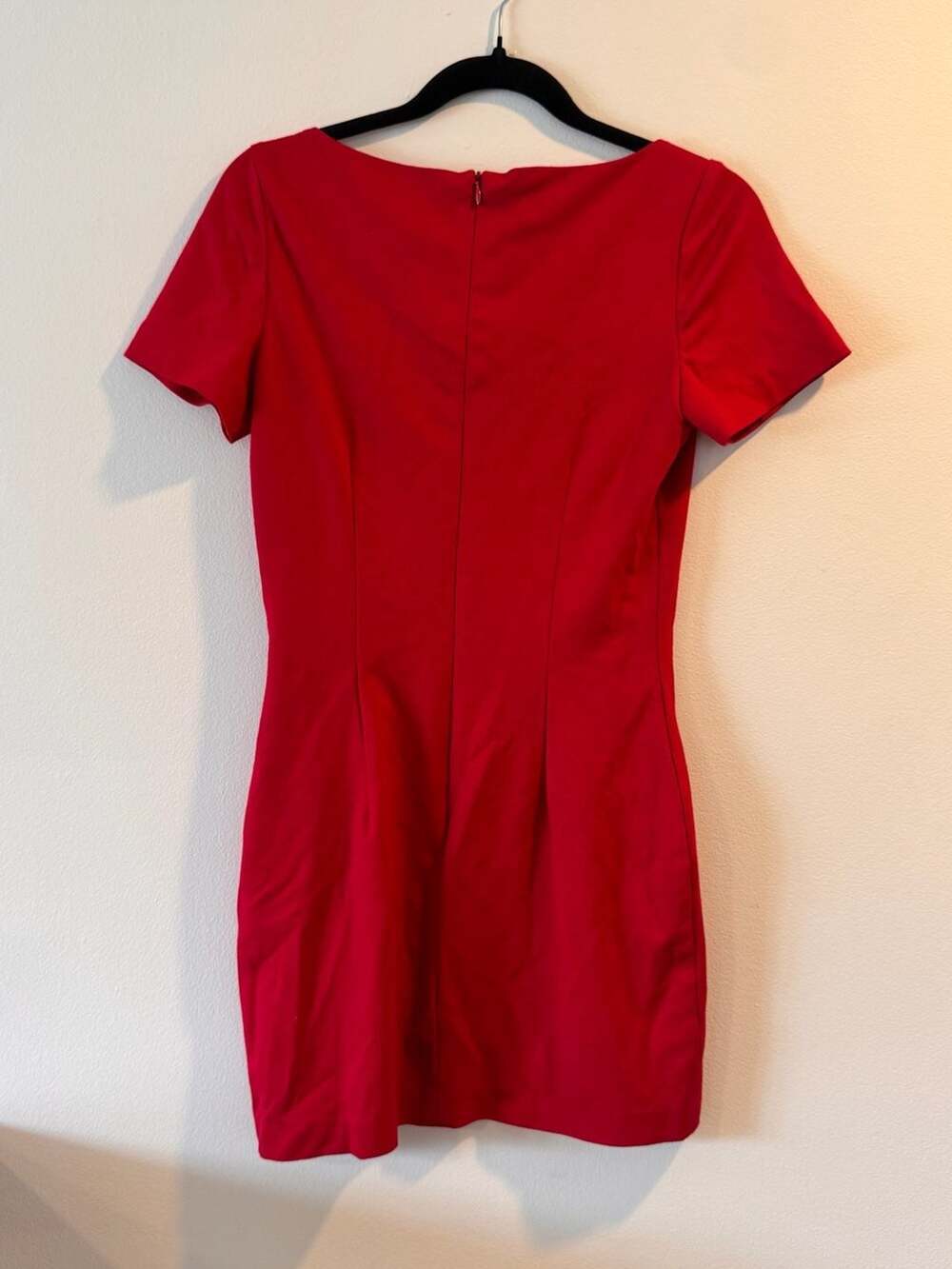Amy Matto VINTAGE New York Red Square Neck Mini Dress NEW - Picture 3 of 3